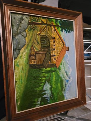Schilderij berglandschap beschikbaar voor biedingen