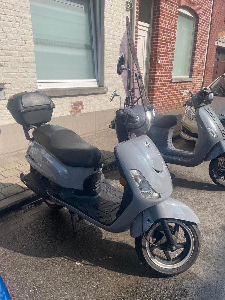 Brommer klasse A te koop, Fietsen en Brommers, Scooters | SYM, Zo goed als nieuw, Fiddle, Benzine, Ophalen