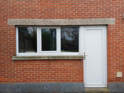 Fenêtre à 3 voies avec volet PVC à double vitrage - Reynaers, Bricolage & Construction, Vitres, Châssis & Fenêtres, Utilisé, Fenêtre de façade ou Vitre
