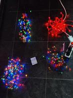 Kerstboom + lampjes, slinger en ballen, Ophalen, Zo goed als nieuw