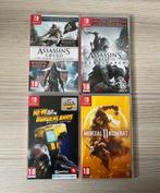 4 Nintendo Switch Games (PEGI 18), Ophalen, Zo goed als nieuw
