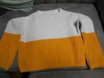 warm geel wit trui maat 146 - 152, Enfants & Bébés, Vêtements enfant | Taille 146, Enlèvement ou Envoi, Comme neuf, Fille, Pull ou Veste