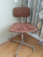 Vintage Labofa bureaustoel, Huis en Inrichting, Ophalen, Gebruikt, Bruin, Bureaustoel