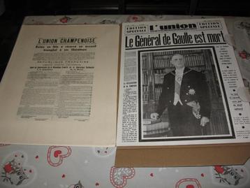 50 ans d'histoire de 1944 à 1994 du journal l'Union beschikbaar voor biedingen