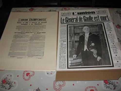 50 ans d'histoire de 1944 à 1994 du journal l'Union, Livres, Histoire & Politique, Comme neuf, 20e siècle ou après, Enlèvement