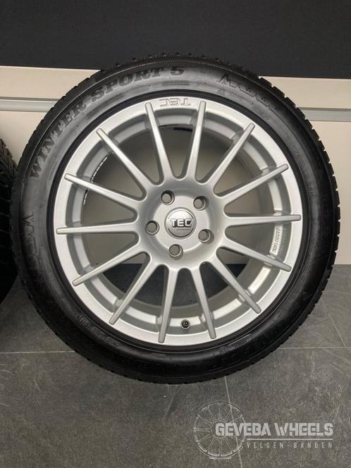 17” Audi A4 B8 B9 sport velgen winterbanden 5x112 225/50/17, Auto-onderdelen, Banden en Velgen, Banden en Velgen, Winterbanden