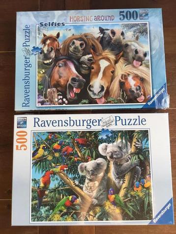 Ravensburger puzzels 500 stukjes - nieuw beschikbaar voor biedingen