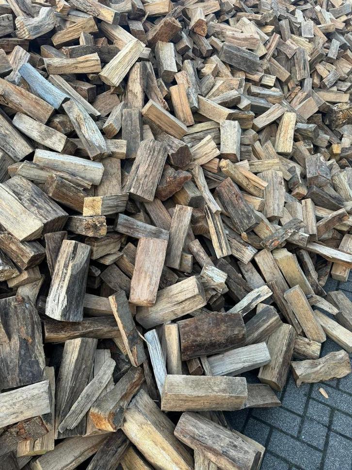 Haardhout mix Eik & Beuk 25-30cm ovengedroogd stook klaar, Tuin en Terras, Brandhout, Blokken, Ophalen