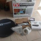 TV Vlaanderen Set/ Schotel + ontvanger DSR8141 + toebehoren, Audio, Tv en Foto, Schotelantennes, Philips, (Schotel)antenne-accessoires