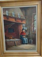 schilderij op doek, Antiek en Kunst, Kunst | Schilderijen | Klassiek, Ophalen