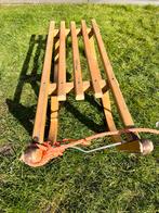 Houten slee, Ophalen, Gebruikt, Hout