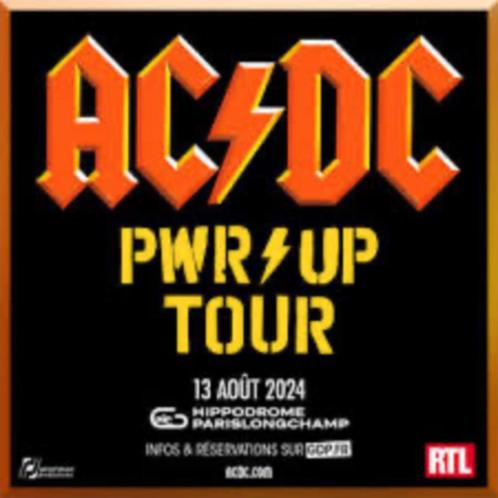 AC DC 13 août carré or, Tickets en Kaartjes, Concerten | Overige, Augustus