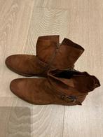 Booties van echt leer, Ophalen, Autre, Bruin, Lage of Enkellaarzen