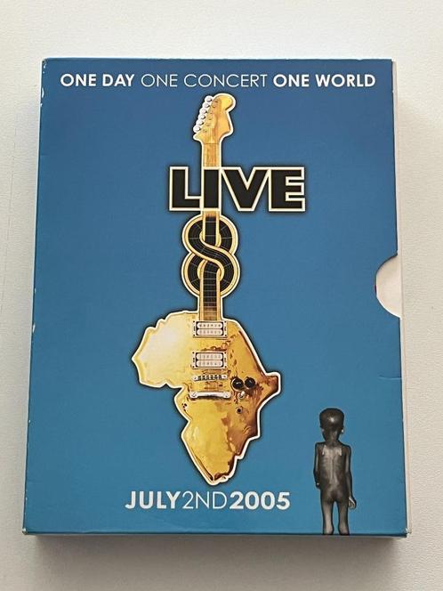 Various – Live 8: One Day, One Concert, One World (4xDVD), Cd's en Dvd's, Dvd's | Muziek en Concerten, Gebruikt, Muziek en Concerten