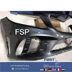 W205 Facelift AMG voorbumper Mercedes C Klasse 2019-2020 gri, Gebruikt, Voor, Mercedes-Benz, Ophalen of Verzenden