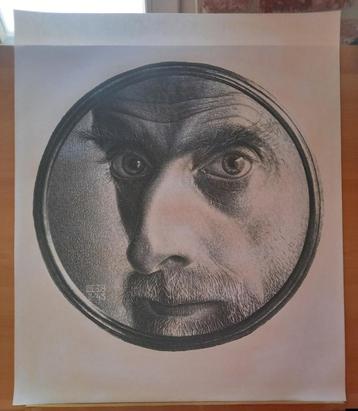 M.C. Escher - litho - Zelfportret 1943  (after) beschikbaar voor biedingen