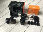 Sony a7R II + 50mm f1.8 + Grip + 5 batterijen, Audio, Tv en Foto, Ophalen, Zo goed als nieuw, Standaardlens
