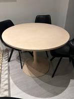 Table mortex ronde 110cm, Huis en Inrichting, Tafels | Eettafels, Zo goed als nieuw, Ovaal