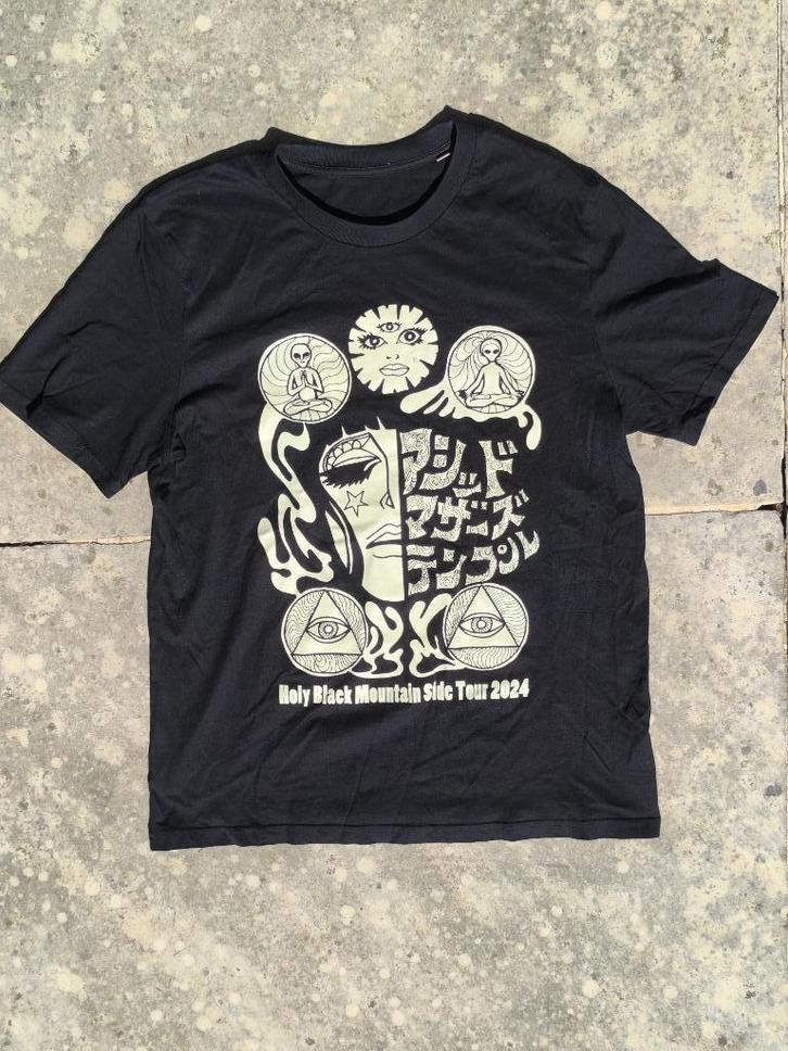 T-shirt japanse psychedelische rockband Acid Mothers Temple, Verzamelen, Muziek, Artiesten en Beroemdheden, Gebruikt, Kleding