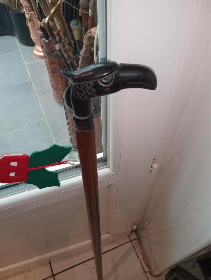 Wandelstok of massief houten collectie (rozenhout), Diversen, Wandelstokken, Zo goed als nieuw, Ophalen of Verzenden