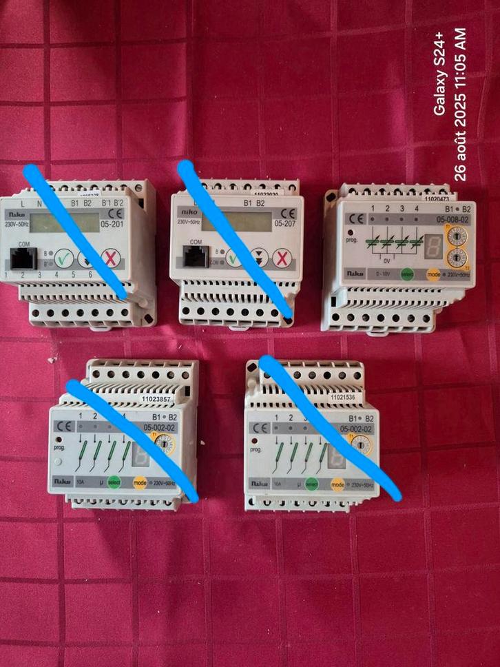 NikoBus-hardwarelijst en -prijzen zijn op 19/9 bijgewerkt na, Doe-het-zelf en Bouw, Elektriciteit en Kabels, Zo goed als nieuw