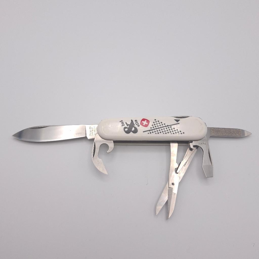Couteau militaire suisse Wenger Traveler 'Lui & Elle', Caravanes & Camping, Outils de camping, Comme neuf, Enlèvement ou Envoi