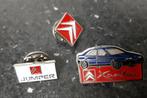 Lot vintage pins auto merk Citroën Jumper Xantia logo, Transport, Ophalen of Verzenden, Speldje of Pin, Zo goed als nieuw
