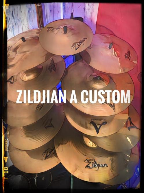Zildjian A CUSTOM Cymbals vintage/pre-owned 10”-20”, Muziek en Instrumenten, Instrumenten | Onderdelen, Gebruikt, Drums of Percussie