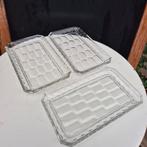 Val saint lambert ,dienblad, Ecailles-schubben  3, Antiek en Kunst, Ophalen of Verzenden