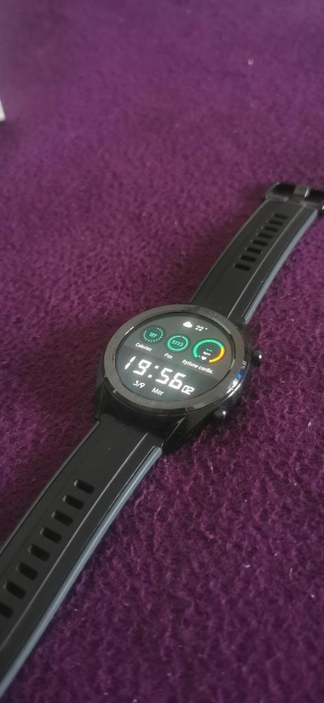 Huawei Watch GT, Handtassen en Accessoires, Sporthorloges, Gebruikt, Android, Zwart, Afstand, Conditie, GPS, Hartslag, Kompas
