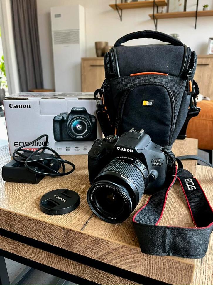 Canon EOS 2000D, Audio, Tv en Foto, Fotocamera's Digitaal, Zo goed als nieuw, Canon, Ophalen
