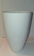 vaas, Huis en Inrichting, Ophalen, Gebruikt, Wit, Aardewerk of Porselein