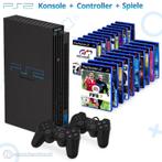 Playstation 2 avec plus de 20 jeux et 2 manettes, Consoles de jeu & Jeux vidéo, Comme neuf, Noir, Avec jeux, Enlèvement ou Envoi