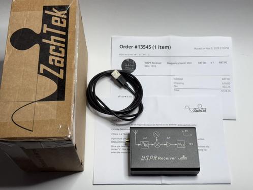 ZachTek WSPR receiver voor 20m band (via WSJT-X & WSPRNET), Telecommunicatie, Zenders en Ontvangers, Zo goed als nieuw, Ontvanger