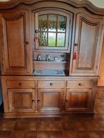 keukenkast 6 stoelen uittrektafel, Ophalen, Gebruikt
