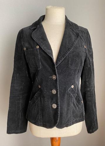 Zwarte blazer in velours Vila maat L, Kleding | Dames, Verzenden, Zwart, Vila, Maat 42/44 (L)