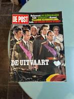 tijdschrift de post de uitvaart 1983 foto koning Boudewijn, Gebruikt, 1000 brus, Info@pdd.nu, Ophalen of Verzenden