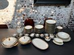 Bavaria koffieservies en eetservies 95 stuks verguld decor, Ophalen