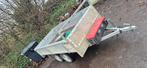 Remorque double essieux 750kg aluminium 3,m/1,50cm, Enlèvement, Comme neuf