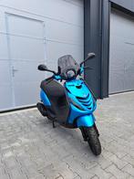 Piaggio Zip 4-Takt Scooter Glans Blauw (Klasse A & B), Ophalen, Overige modellen, Klasse A (25 km/u), Zo goed als nieuw