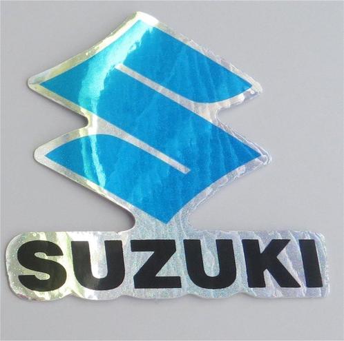 Suzuki metallic sticker #2, Motoren, Accessoires | Stickers, Verzenden