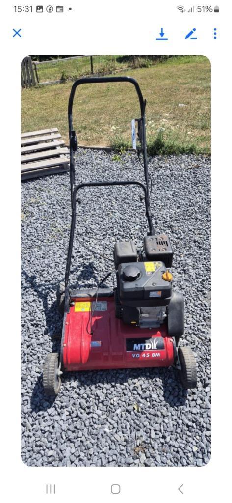 MTD-verticuteermachine voor verkoop, inruil mogelijk, Tuin en Terras, Verticuteermachines, Gebruikt, Benzine, Ophalen