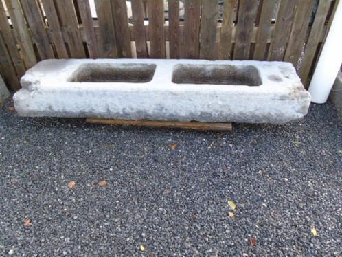 dienblad of trog in blauwe steen, plantenbak, goede keuze!!, Tuin en Terras, Bloembakken en Plantenbakken, Gebruikt, Steen, Binnen