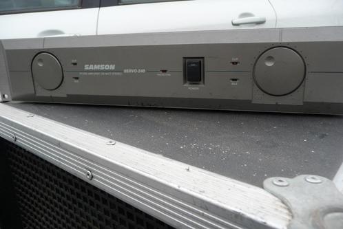 Versterker Samson 2x120 watt, Muziek en Instrumenten, Versterkers | Keyboard, Monitor en PA, Gebruikt, P.A., Minder dan 500 watt