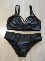 BH + Slip Wetlook Zwart, Ophalen of Verzenden, Zwart, BH