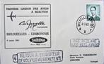 FDC SABENA- BRUSSEL- LISSABON 1961, Avions, Affranchi, Enlèvement ou Envoi