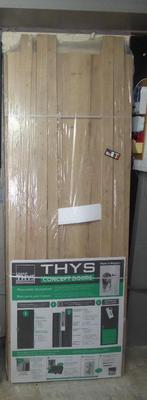 Thys deur met Kozijn Eiken Tubespaan - 201,5x78cm, Ophalen, Minder dan 80 cm, Binnendeur, Nieuw