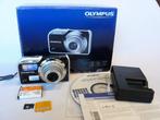 Olympus MJU-5000, XD-adapter, Micro-SD, accu, oplader, doos, 12 Megapixel, Compact, Ophalen of Verzenden, Zo goed als nieuw