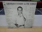Leonard Cohen LP "Live Songs" [Nederland], Verzenden, Gebruikt