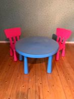 kindertafel en 2 stoeltjes, Kinderen en Baby's, Ophalen, Zo goed als nieuw